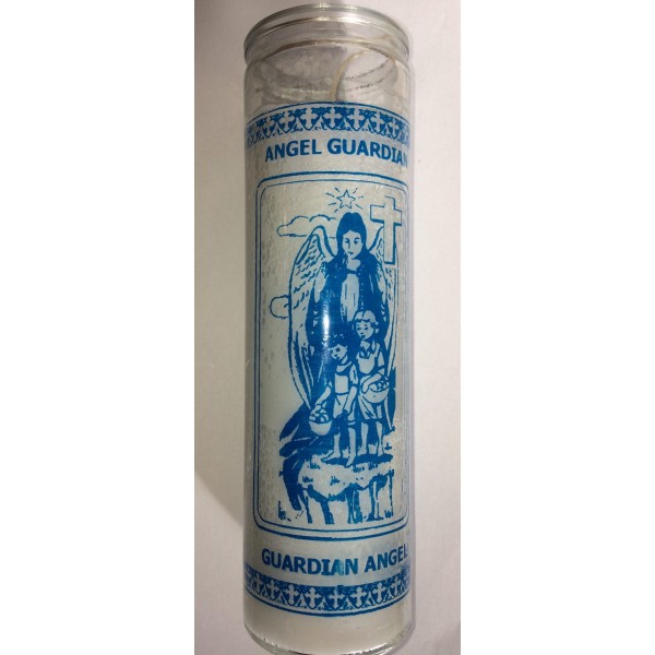 7 Day Jar Candle Guardian Angel (White)